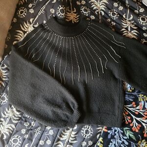 Ontwelfth Rhinestone Sweater